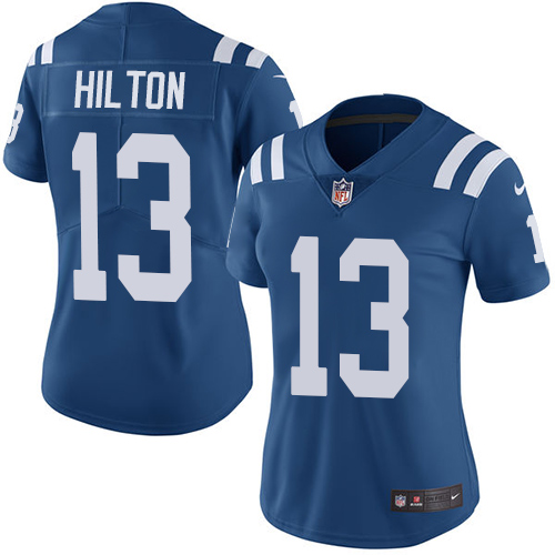 Indianapolis Colts #13 Limited T.Y. Hilton Royal Blue Nike NFL Home Women JerseyVapor Untouchable jerseys->youth nfl jersey->Youth Jersey